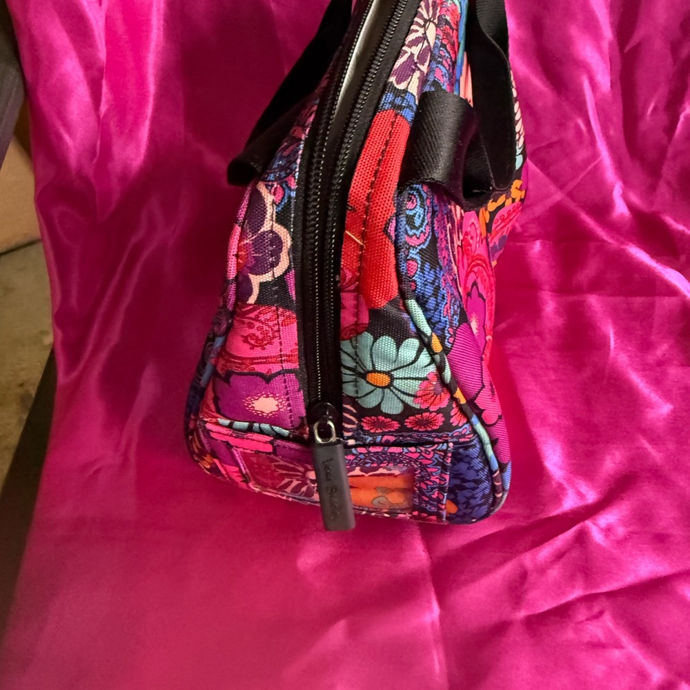 Vera Bradley Pink and Blue Cosmetic Bags with Floral Patterns - Picture 7 of 10